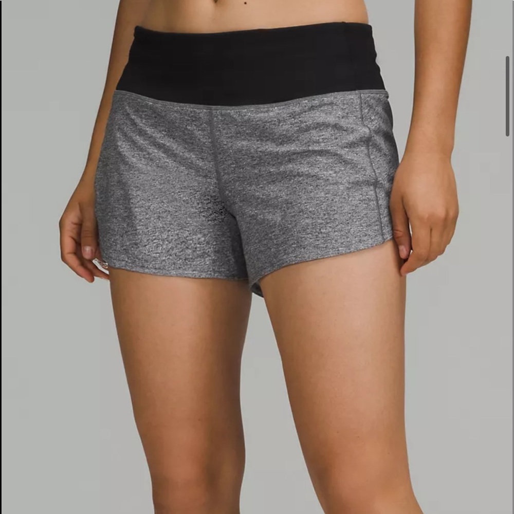 Size 14 Speed Up gray Lululemon Shorts